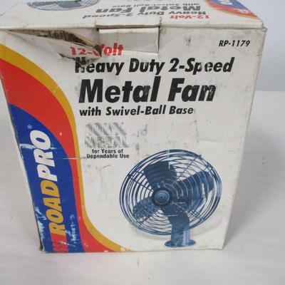 Heavy Duty 2 Speed Metal Fan