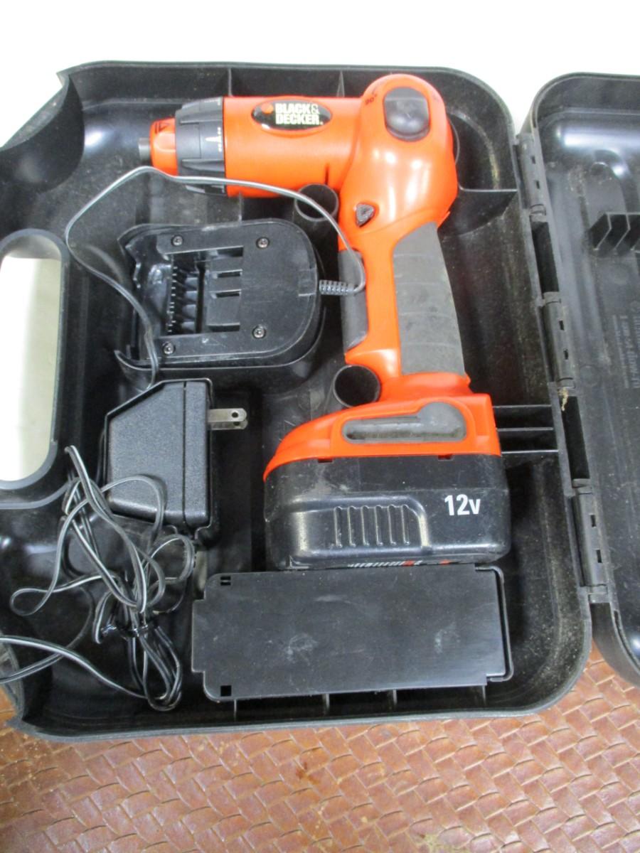 Black & Decker Drill With Battery & Charger