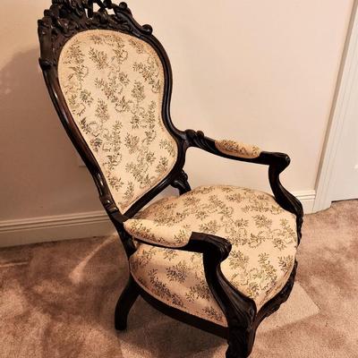Lot #147  Victorian Revival Parlor Chair