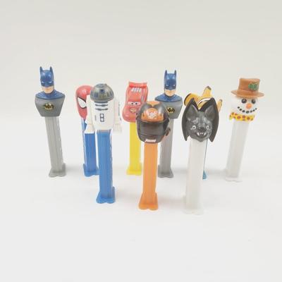 9 PC PEZ CHARACTER BUNDLE