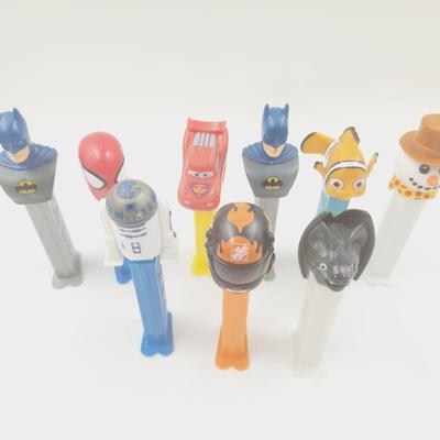 9 PC PEZ CHARACTER BUNDLE