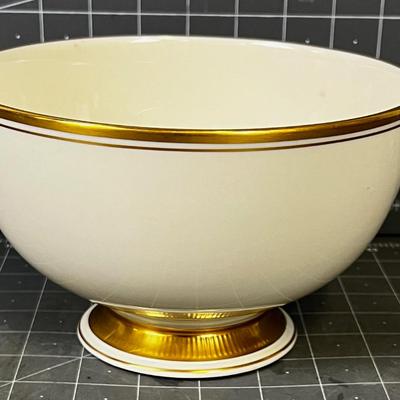 Lenox 24K Gold Rimmed Bowl