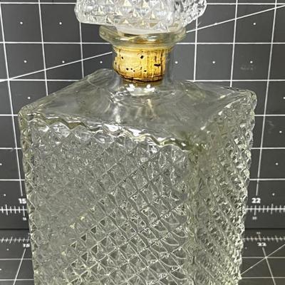 Whiskey Decanter, Glass 