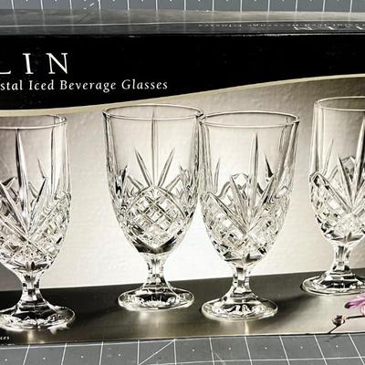 Crystal DUBLIN Ice Beverage Glasses 
