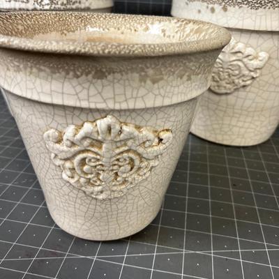 3 Flower Pots, NEW 