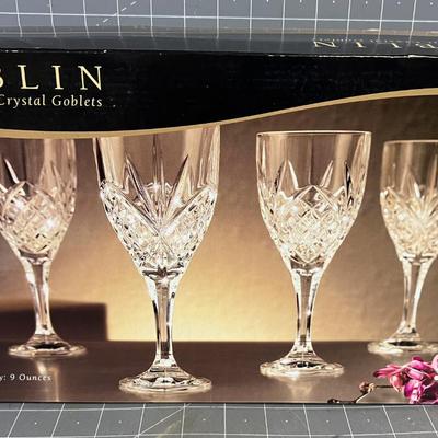 Dublin Set of 4 Crystal Goblets 
