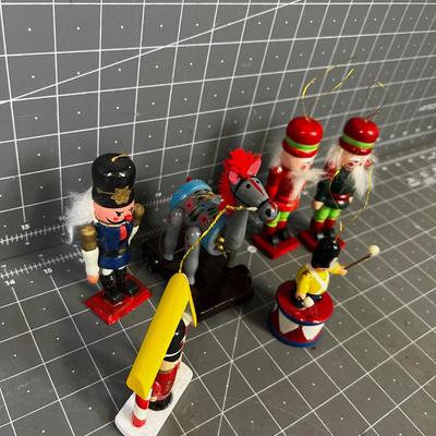 Wood Nutcrackers and Toy Soldiers 