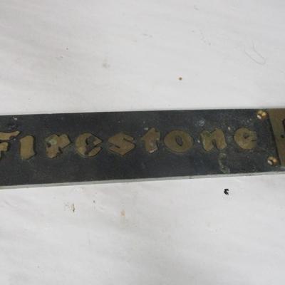 Firestone Metal Plaque Choice A