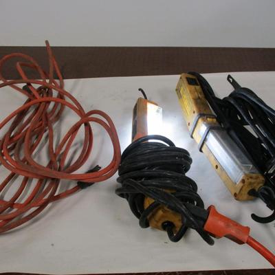 Extension Cord With Shop Lights