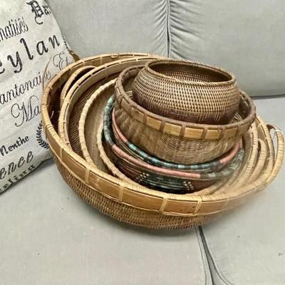 Baskets from their travels 