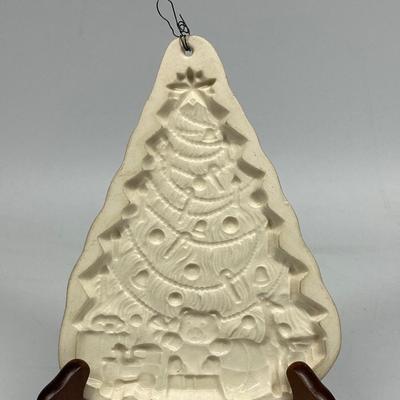 1990 Clay Design Christmas Tree Cookie Mold