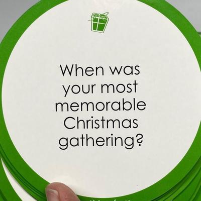 The Christmas Box of Questions Cards to Create Conversation Traditions Family Values Memories Thought