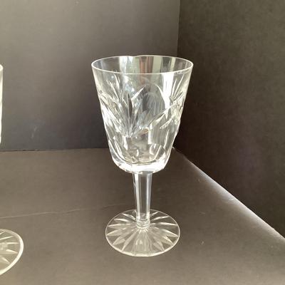8229 Set of 7 Waterford Water Glasses in Ashling Pattern