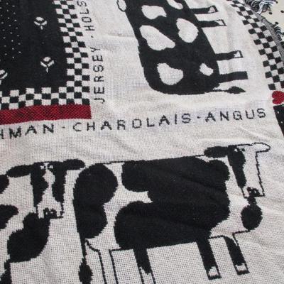 Guernsey Jersey Holstein Friesian Drahman Charolais Angus Cow Blanket