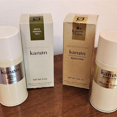 Lot #157  Lot of KANON Men's Products - Talc/Shave Foam