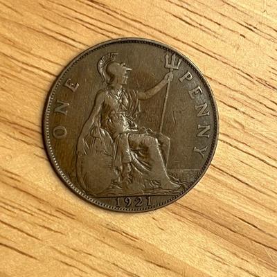 1921 British Penny