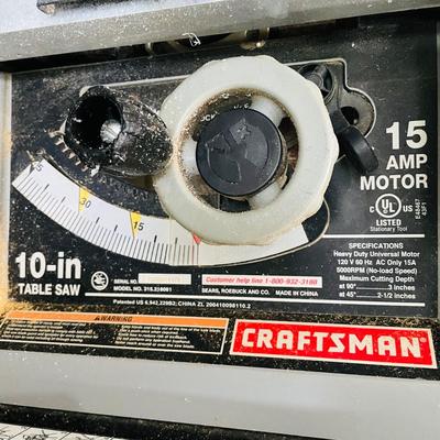 Craftsman Table Saw and Circular Saw (G-NM)