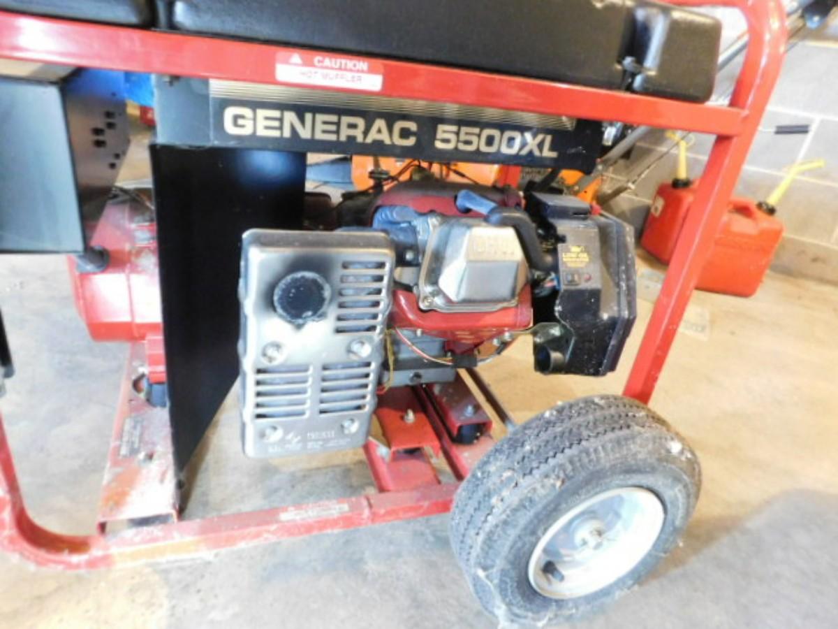 Generac 5500 XL Gas Generator with 11HP Motor