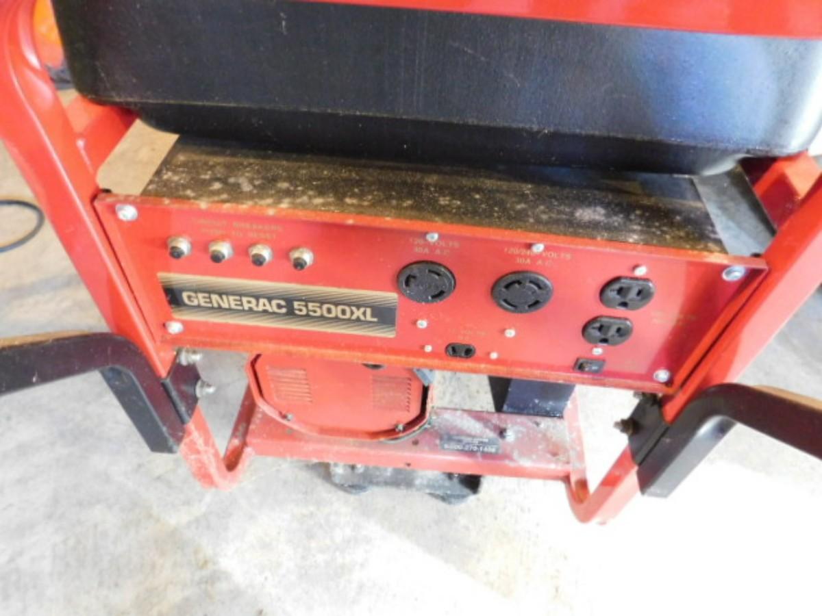 Generac 5500 XL Gas Generator with 11HP Motor