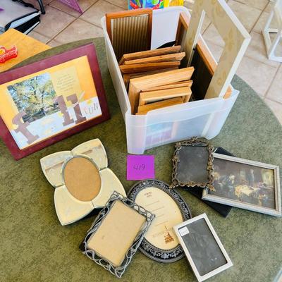 Bin of Picture Frames