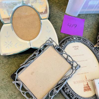 Bin of Picture Frames