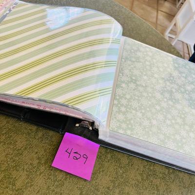 Large scrap book of paper