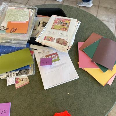 Lot of fancy paper