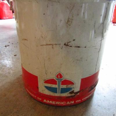 Amoco Metal Fuel/Oil Can