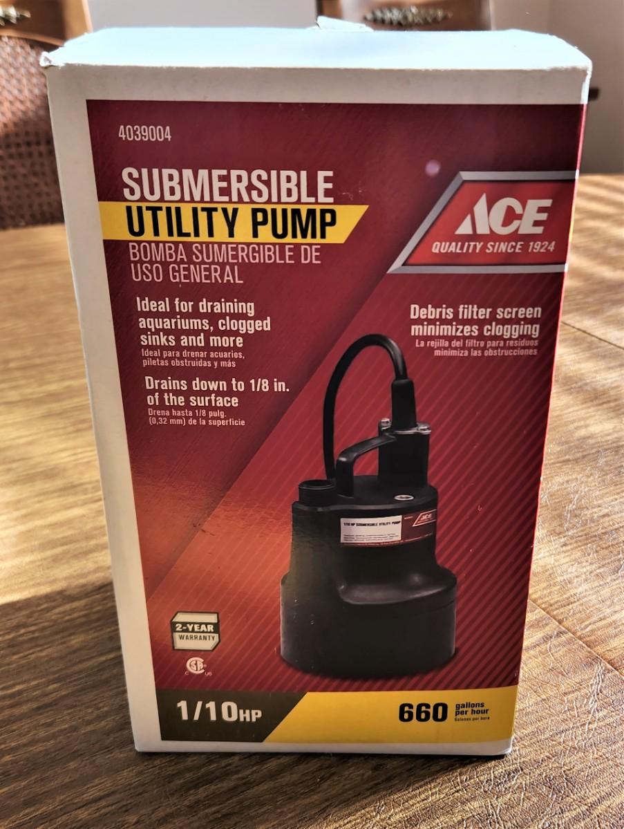 Lot 168 ACE Submersible Utility Pump