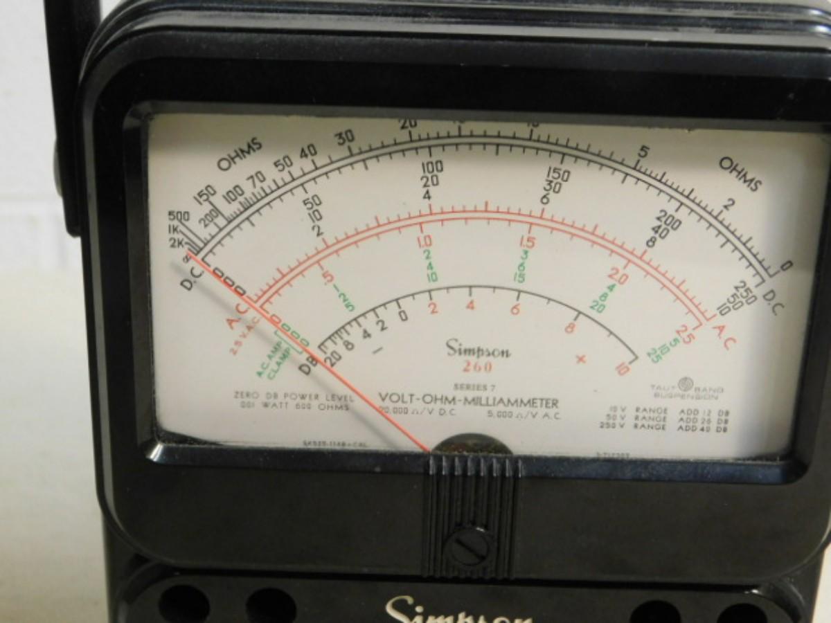 Simpson Model 260 Voltmeter