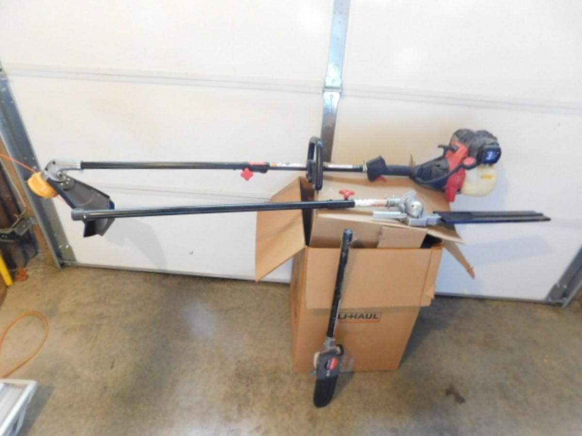 TroyBuilt TB475SS Gas Powered Weed Eater with Hedge Trimmer and Chain