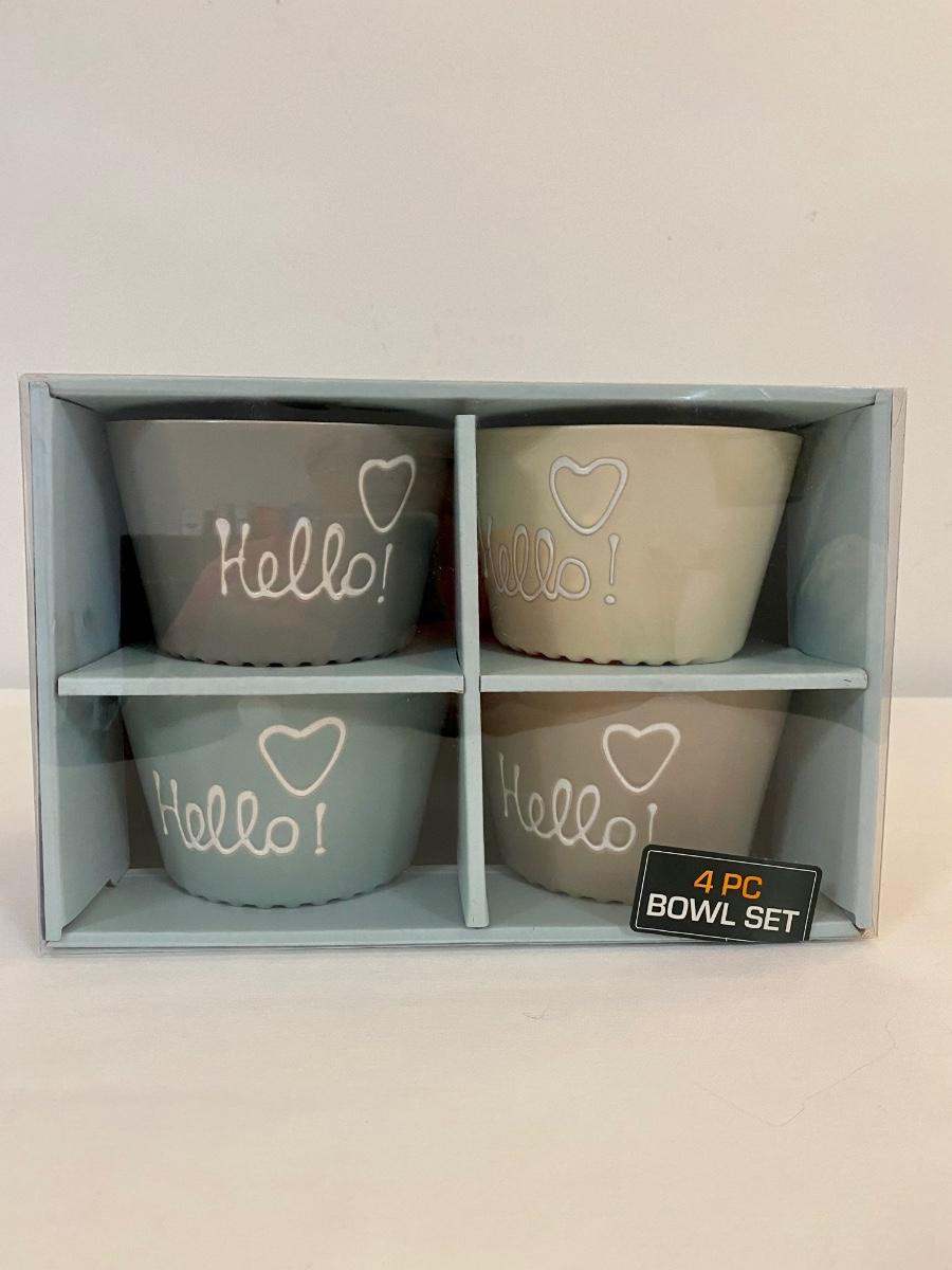 TABLETOPS Avenue 4pc Bowl Set