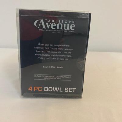 TABLETOPS Avenue 4pc Bowl Set