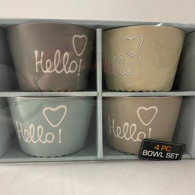TABLETOPS Avenue 4pc Bowl Set