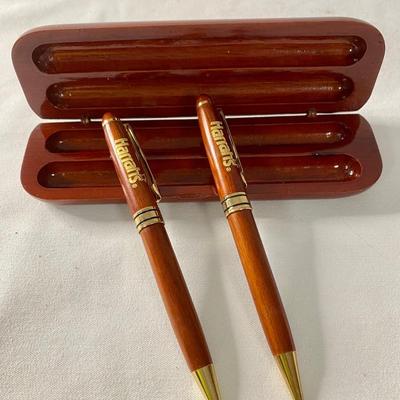 HARRAHS Wood Pen Set