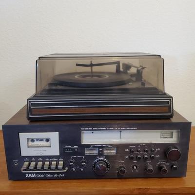 Stereo Radio, Cassette Deck and Turntable