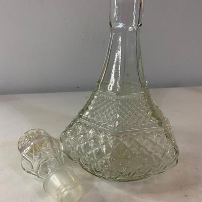 VINTAGE Glass Shipâ€™s Decanter