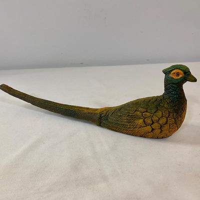 VINTAGE CAST IRON Pheasant
