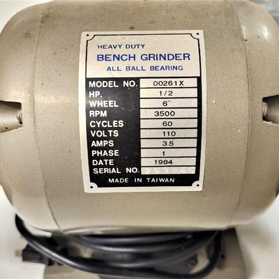 Lot #192  Heavy Duty Bench Grinder - 3500 RPM