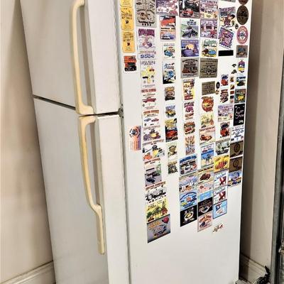 Lot #205 GE Refrigerator - great garage fridge