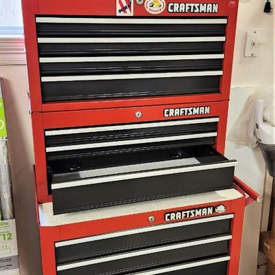 Lot #206  Craftsman Tool Box - great condition