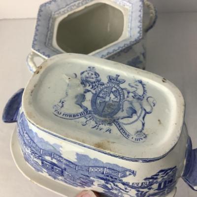 8330 Lot of Antique Ironstone Small Tureens