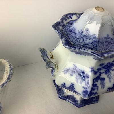 8330 Lot of Antique Ironstone Small Tureens