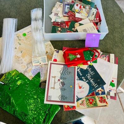More Christmas crafting supplies