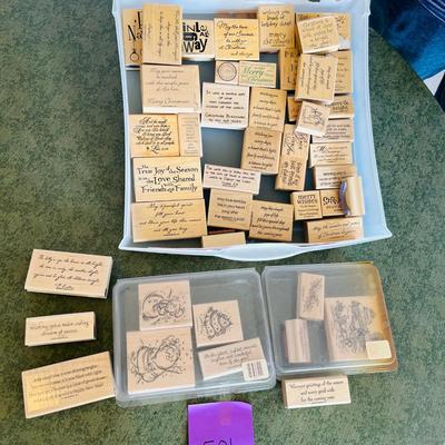 Lot of Rubber Stamps