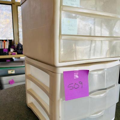 2- 3 drawer storage