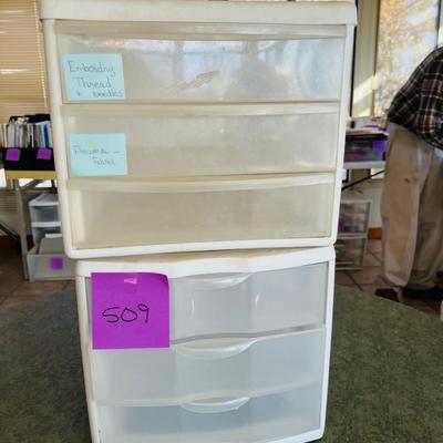 2- 3 drawer storage
