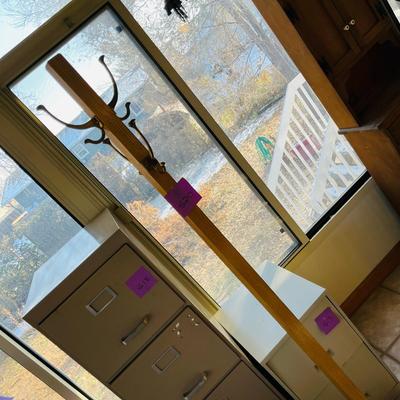 Oak Coat Rack