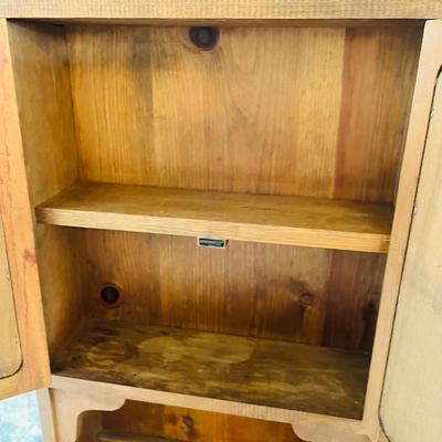 Small Pine Country Cabinet
