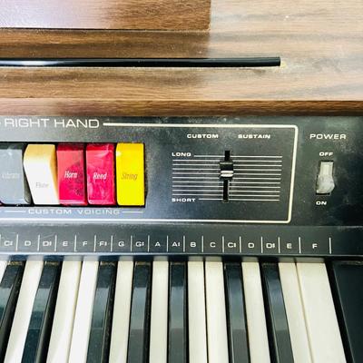 Lowrey Teenie Genie Organ and Needlepoint Bench  (BR3-JM)